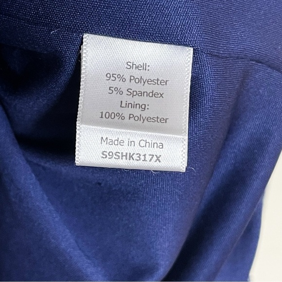 41 HAWTHORN Women’s Blue & White Striped Sleeveless Dress - 1X - Picture 5 of 9